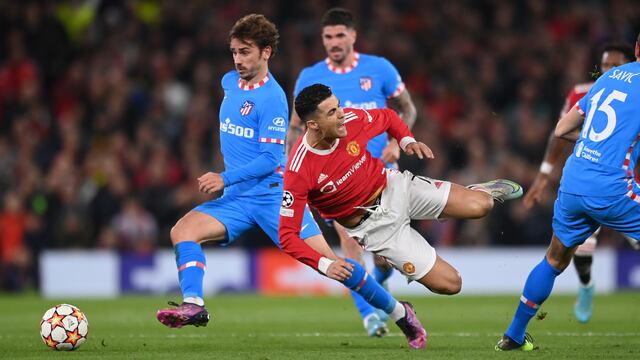 El Atlético de Madrid del Cholo Simeone se hace fuerte en Old Trafford ante Manchester United.