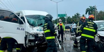 El siniestro vial ocurrió el último domingo entre Tulum y Puerto Aventuras.
