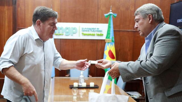Montenegro recibió a Jorge D´Onofrio y ambos coincidieron que la reunión “fue muy positiva”