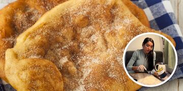 ¿Con o sin azúcar?: María Becerra causó furor en TikTok realizando unas riquísimas tortas fritas ruteras.