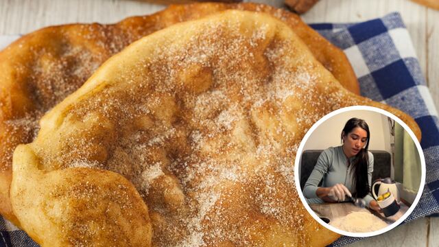 ¿Con o sin azúcar?: María Becerra causó furor en TikTok realizando unas riquísimas tortas fritas ruteras.
