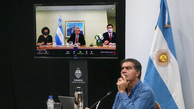 En la reunión también estuvieron presentes la ministra de salud de la Nación, Carla Vizzotti; el ministro del Interior, Eduardo de Pedro, y doce gobernadores.