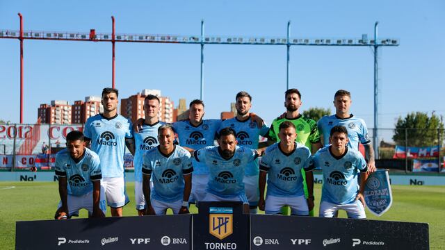 El Pirata y su visita a Arsenal, en Sarandí, por la sexta fecha de la Liga Profesional. (Prensa Belgrano)