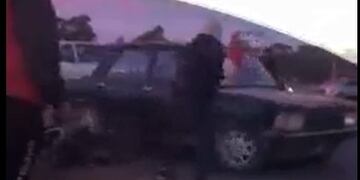 agresión en el Parque Cabañas, captura de video.