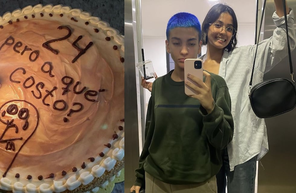 Encargó una torta para su hermana, tenía un grave error y lo corrigió gracias a un tutorial de YouTube
