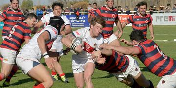 Semifinal del Rugby local
Esta tarde se disputó la semifinal del Torneo de Rugby el Club Los Tordos enfrentó el Club Marista
Foto: Orlando Pelichotti / Los Andes