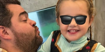 Darío Barassi protagonizó un divertido momento con su hija Emilia a días de Halloween.
