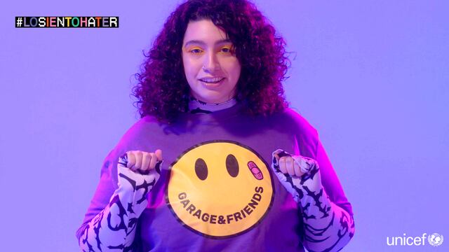 #LoSientoHater, la campaña de Unicef bajo la cual chicos y chicas combaten discursos de odio en redes.