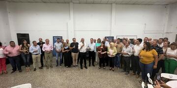 Calvo cerró el 2022 con autoridades del departamento Castellanos