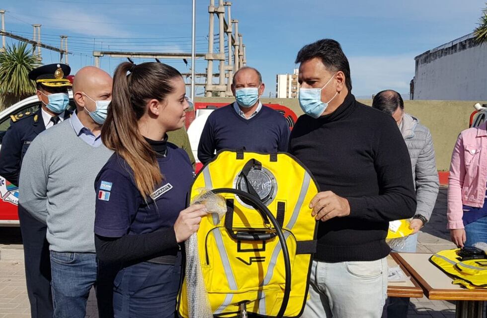 Los bomberos de Carlos Paz sumaron equipamiento y se anunció la apertura de un destacamento en distrito oeste
