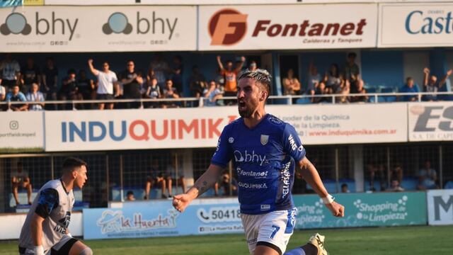 Matías Castro, autor del gol de Atlético de Rafaela ante Juventud Antoniana
