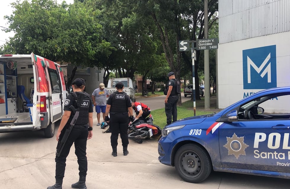 Siguen los accidentes con motos en Rafaela