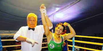 Cinthia González, Boxeo.