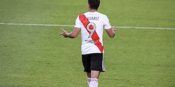 Julián Álvarez fue titular en River en el inicio de la Copa Libertadores