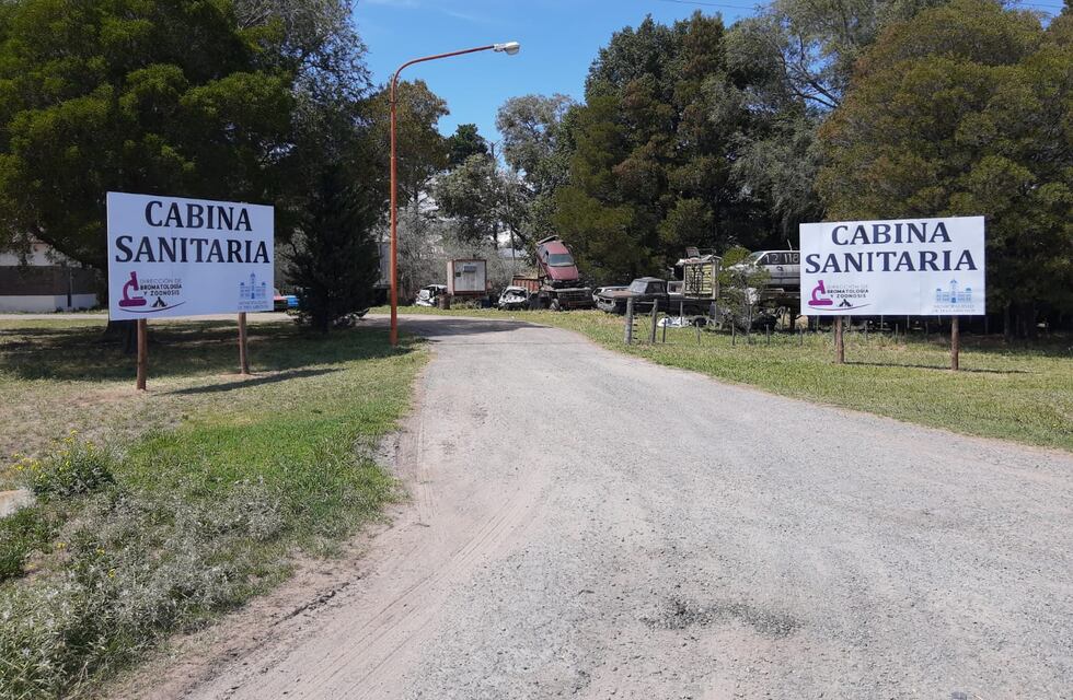 Trabajos de mantenimiento en la Cabina Sanitaria de Tres Arroyos