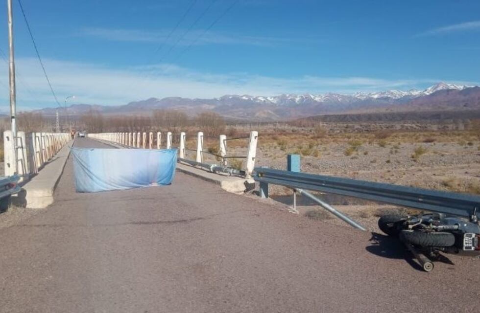 Un joven de 23 años murió en Calingasta tras caer de su moto