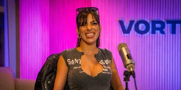 Fue invitada al programa de Vorterix.
