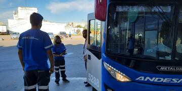Control de colectivos de larga distancia