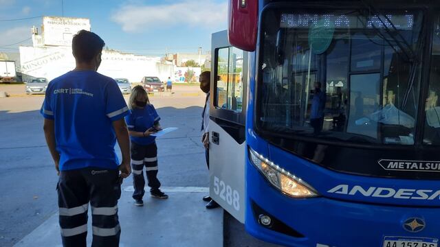 Control de colectivos de larga distancia