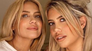 Wanda Nara y Nora Colosimo, su mamá.