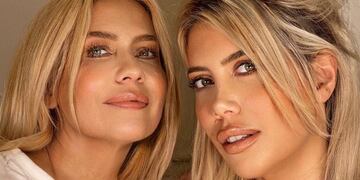 Wanda Nara y Nora Colosimo