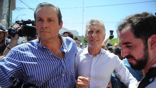 El expresidente Mauricio Macri se presenta a declarar en el juzgado federal de Dolores por la causa de espionaje a los familiares de los tripulantes del ARA San Juan. (Clarín)
Foto clarin