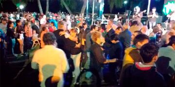La fiesta se realizó en la costanera de Santa Elena