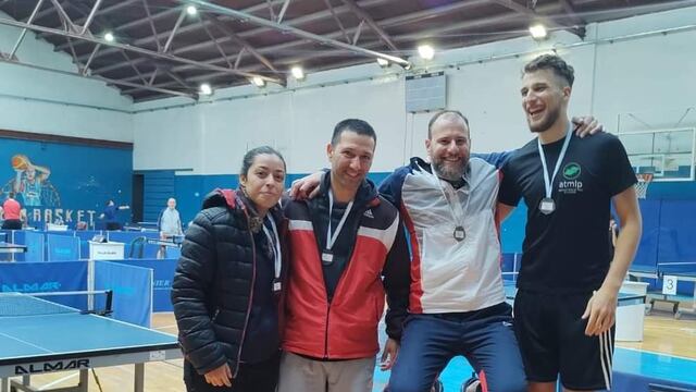 Isabella y Nicolás Fragapane concretaron podio en la segunda fecha del Circuito 2022 de Tenis de Mesa.