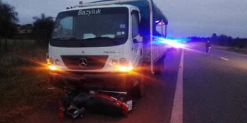 Accidente múltiple en Garupá deja tres heridos.