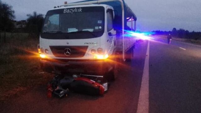 Accidente múltiple en Garupá deja tres heridos.