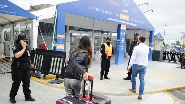 Testeos en Ezeiza (Archivo / Clarín)