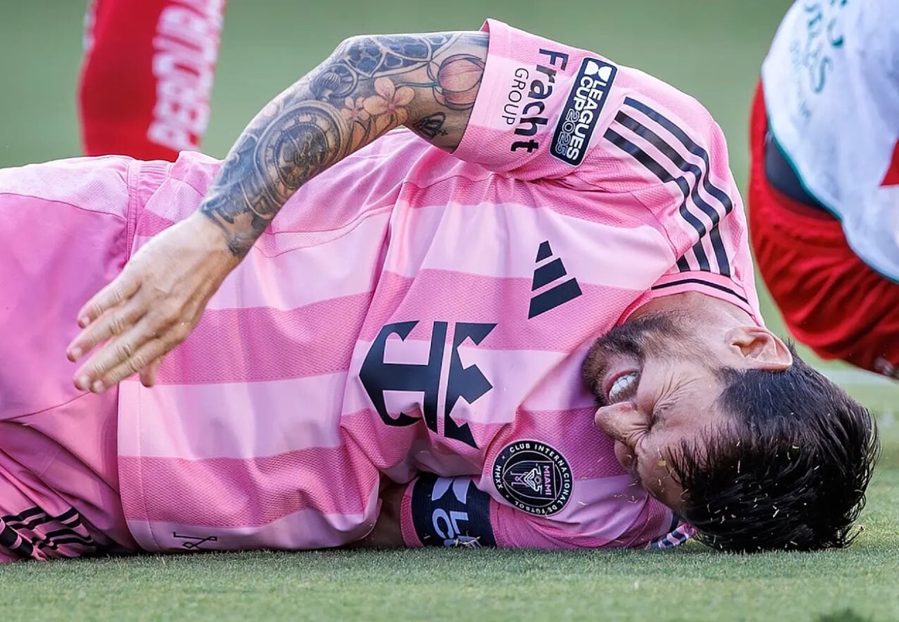 Confirmaron que Lionel Messi está lesionado.