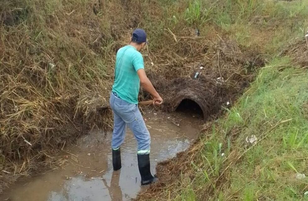 Estado de los canales luego de la lluvia