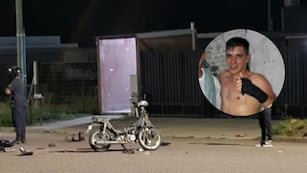 Nicolás Chiaraviglio falleció en el impacto contra la camioneta del futbolista Rodrigo Garro (Gentileza El Doce).