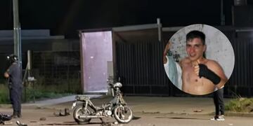 Nicolás Chiaraviglio falleció en el impacto contra la camioneta del futbolista Rodrigo Garro (Gentileza El Doce).
