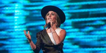 La artista de Arequito tuvo que descartar el show programado en Concepción del Uruguay.