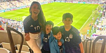 La familia de Lionel Messi llena de felicidad.
