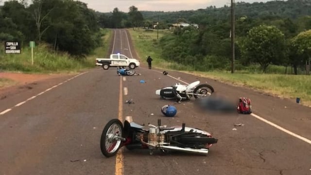 Siniestro fatal en San Javier: un motociclista falleció producto del choque.