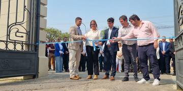 El tradicional corte de cintas en la ExpoRural de Rafaela
