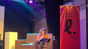 Liliana Lukin en la Semana del Libro en Rafaela.