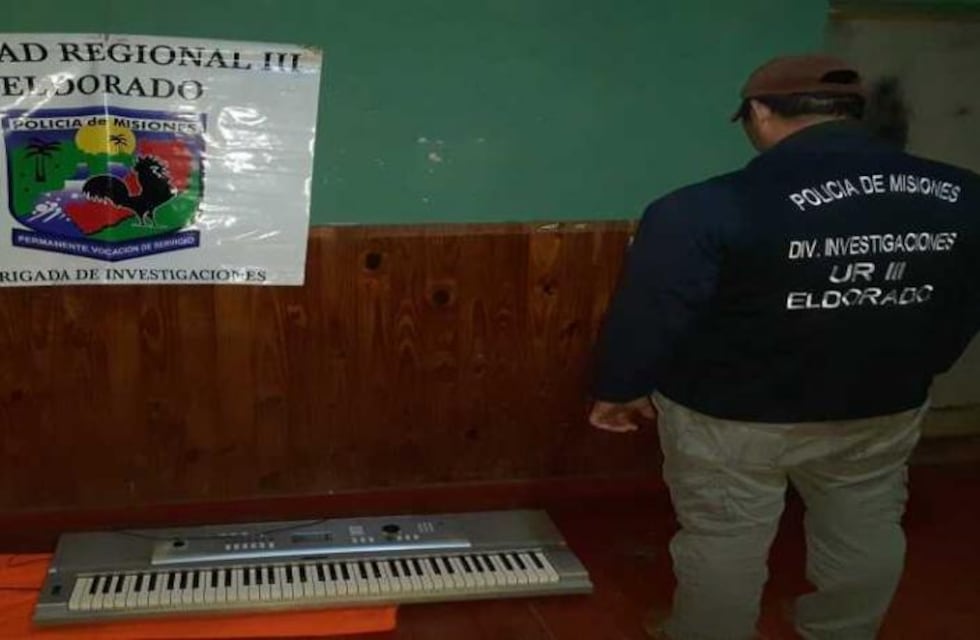 Recuperaron un teclado robado en Eldorado