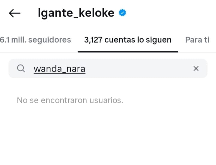 L-Gante dejó de seguir a Wanda Nara.