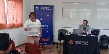 Dra. Florencia Dousset y Dr. Ariel Centeno.