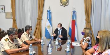 Gustavo Bordet se reunió con Prefectura