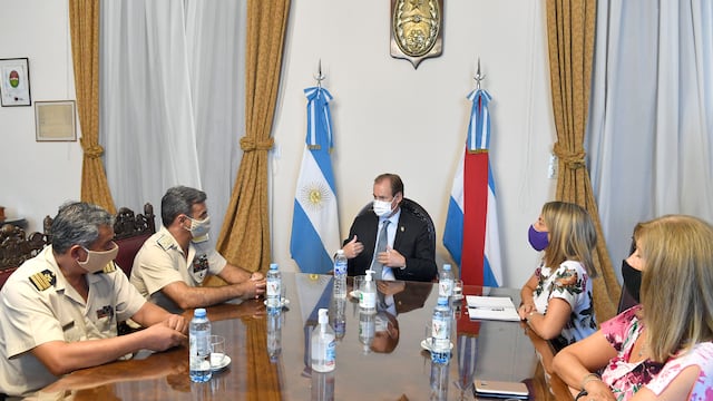 Gustavo Bordet se reunió con Prefectura