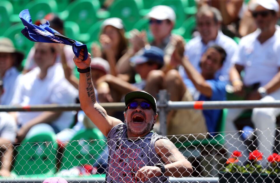 Peque Schwartzman mostró un audio inédito que le mandó Diego Maradona