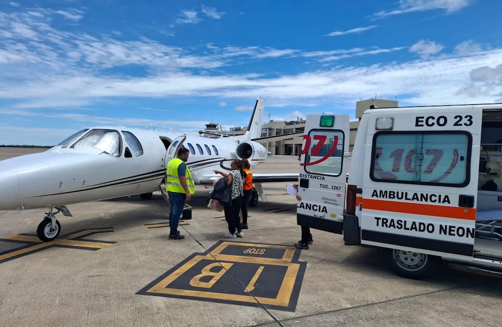 Evacuación sanitaria: trasladaron a una adolescente tucumana