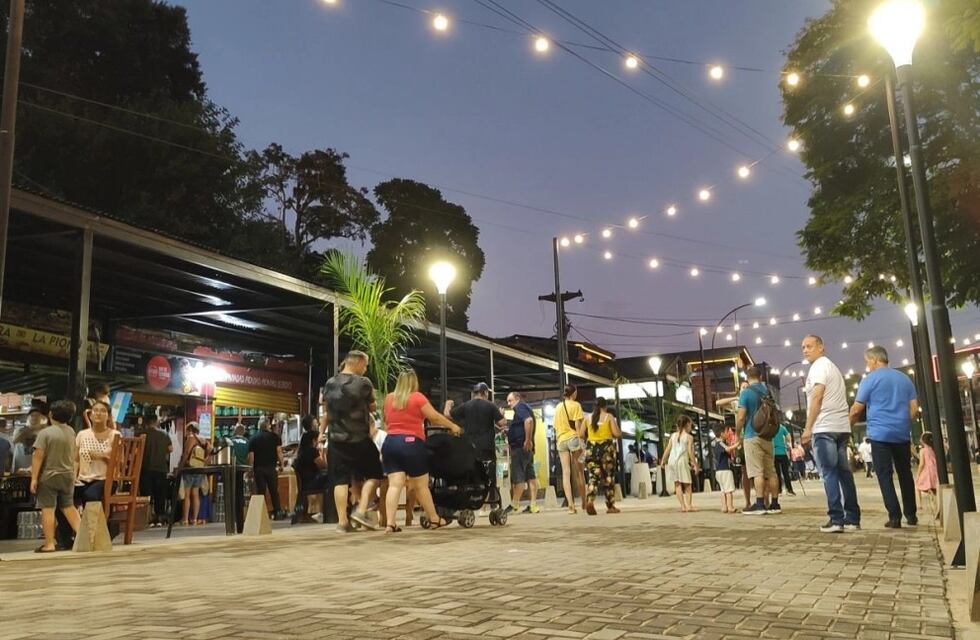 Puerto Iguazú: se habilitó la primera etapa de la calle paseo de la avenida Brasil