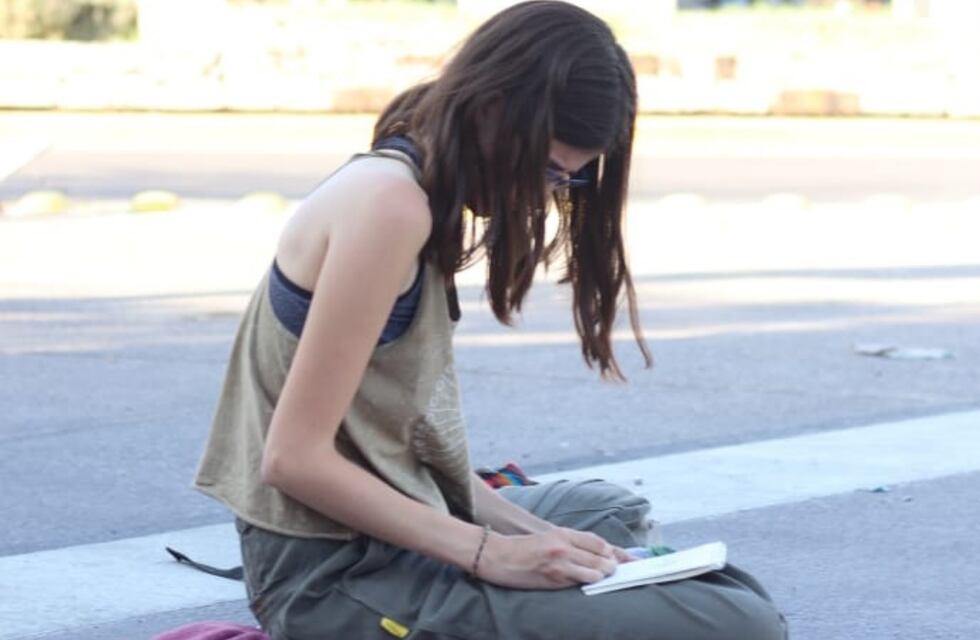 Inés Moyano, la artista de Guaymallén que crea imágenes con la Tierra como protagonista