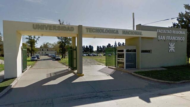 SAN FRANCISCO. La sede de la UTN (Imagen de Google Maps).